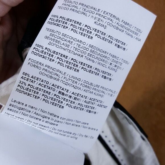 VERSACE COUTURE Pants Mens Medium Black Crystal Formal Dress Luxury Logo - Picture 7 of 11